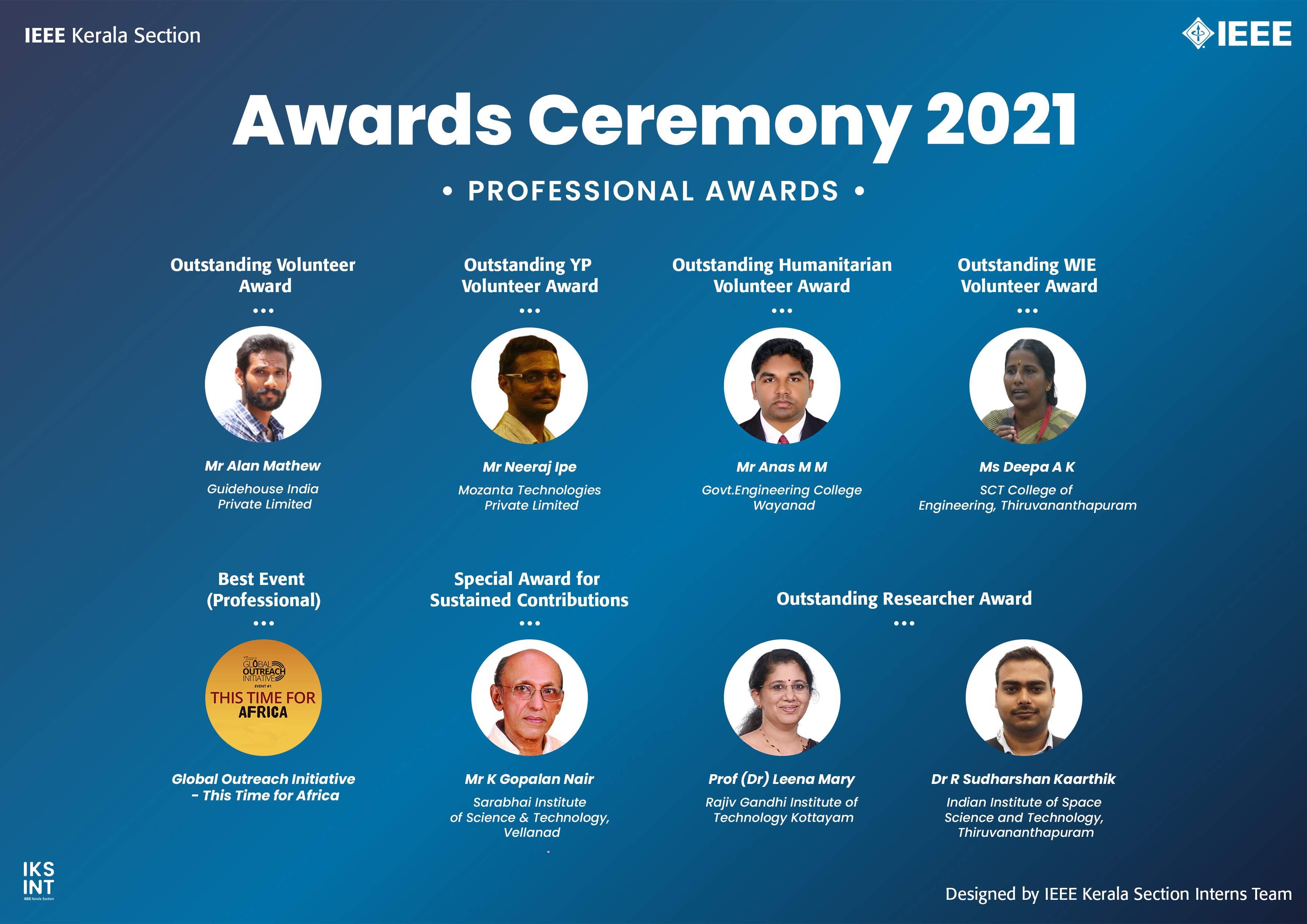Professional Awards poster A4